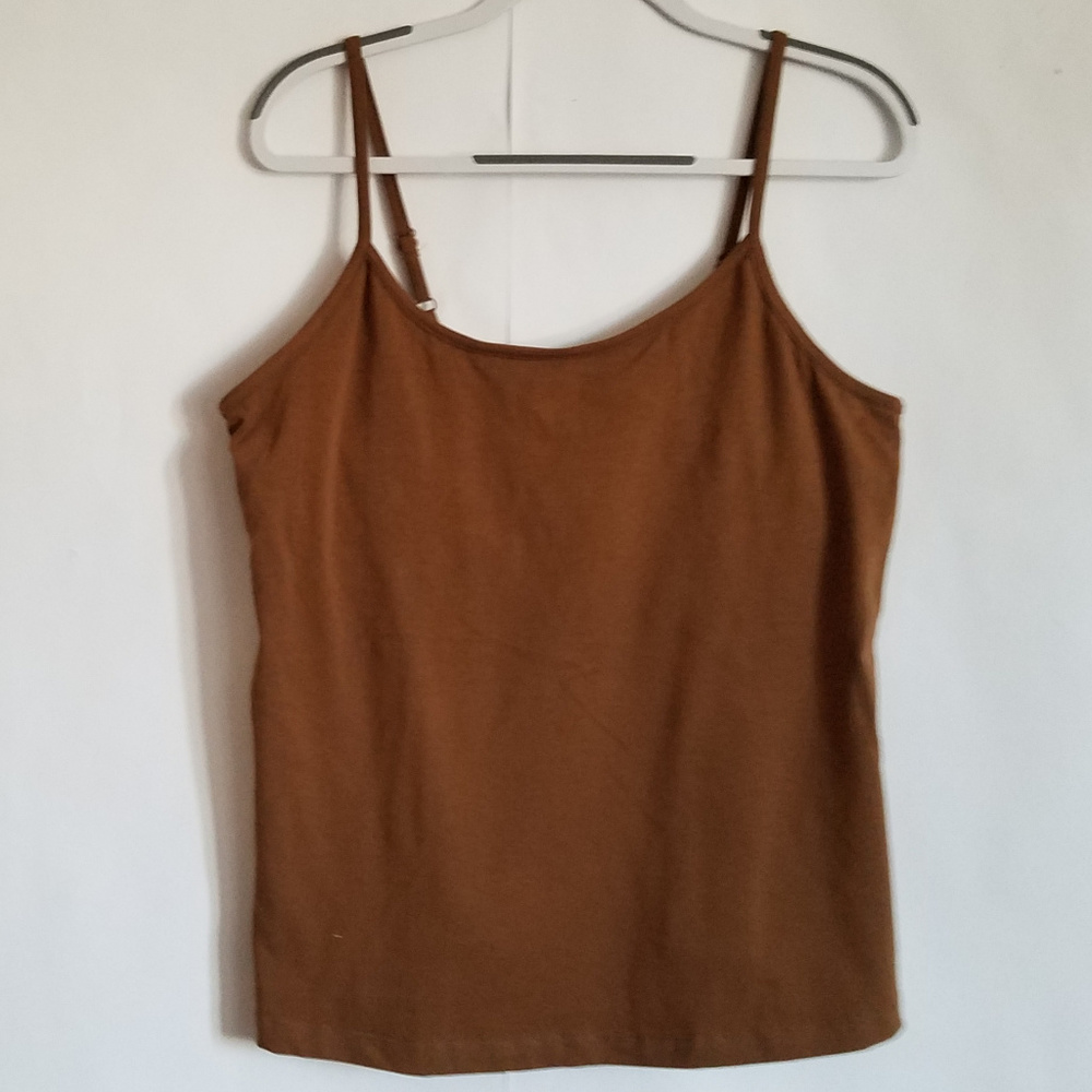 Nutmeg/brown tank top plus size large size 18/20